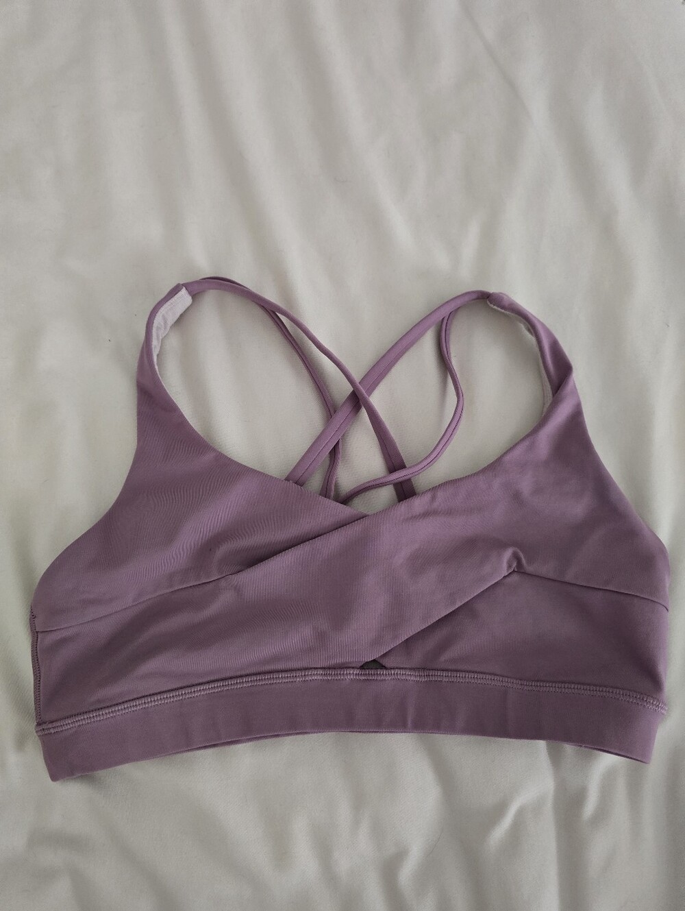 lululemon athletica Lavender Cross-Back Sports Bra